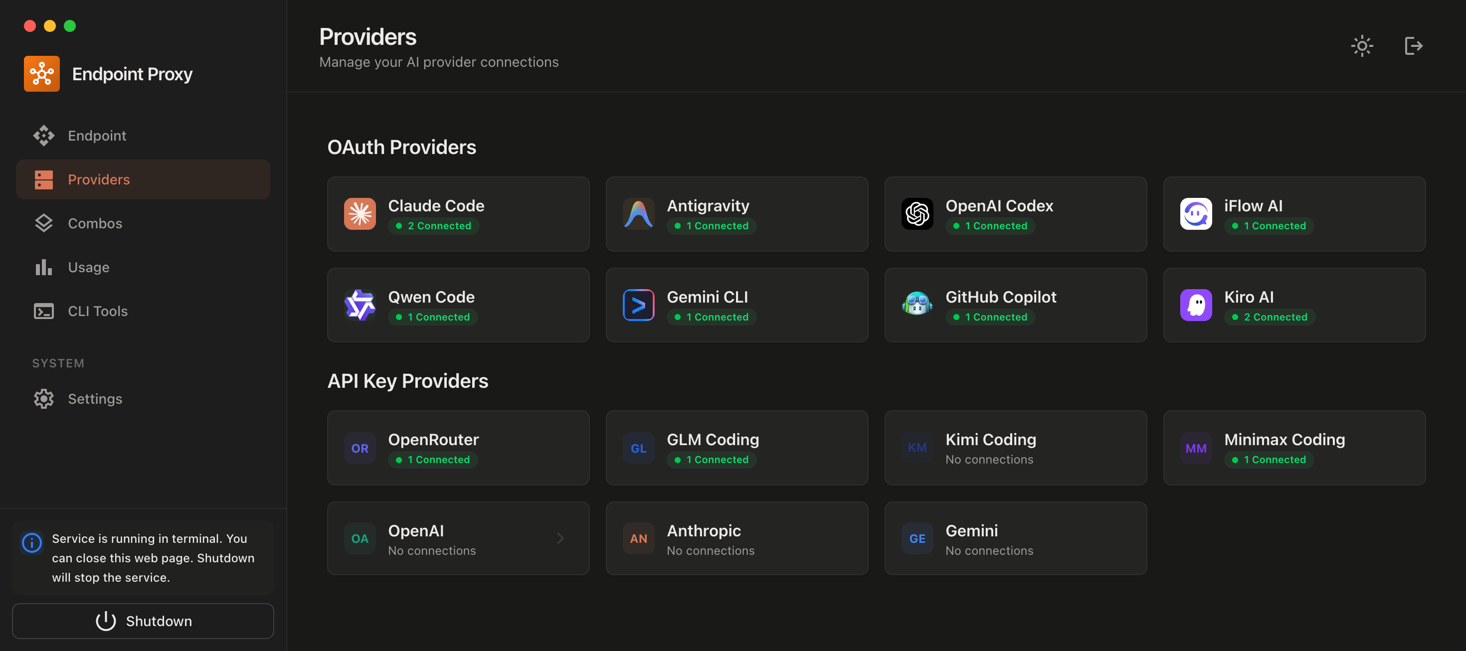 9Router Dashboard