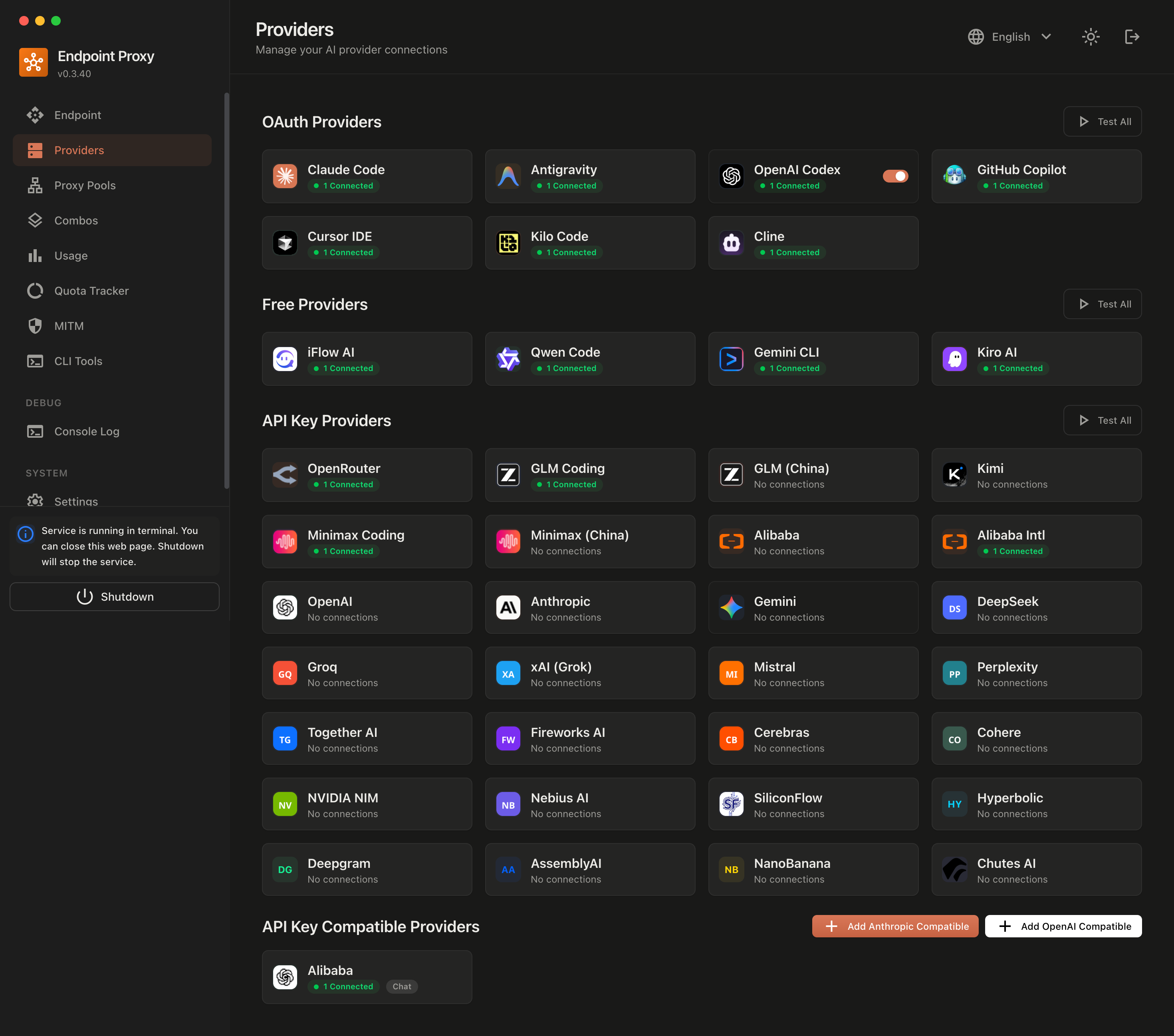 9Router Dashboard